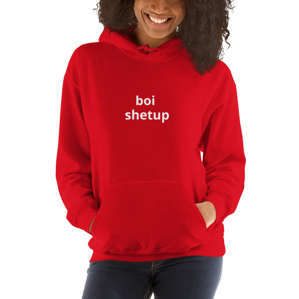 Unisex boi shetup Hoodie