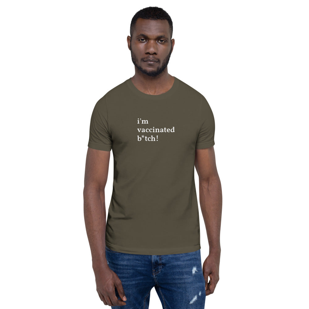 I&#39;m Vaccinated Short-Sleeve Unisex T-Shirt