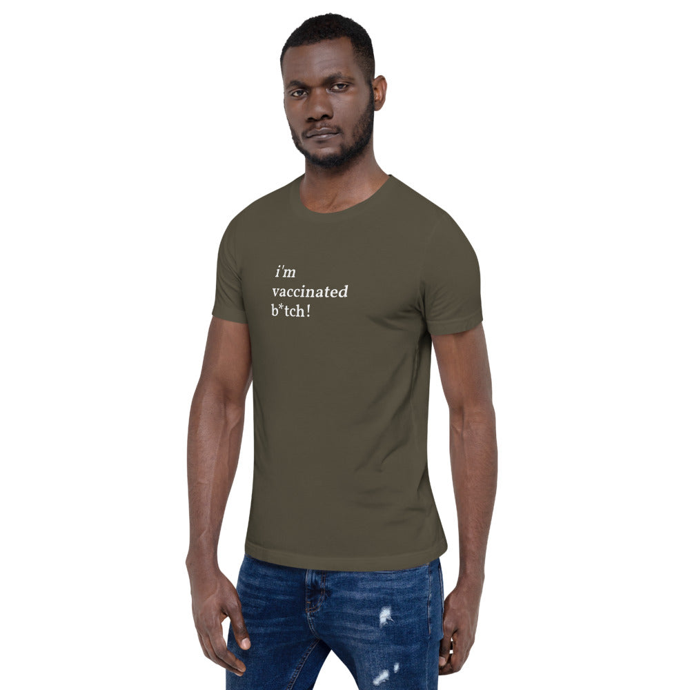 I&#39;m Vaccinated Short-Sleeve Unisex T-Shirt