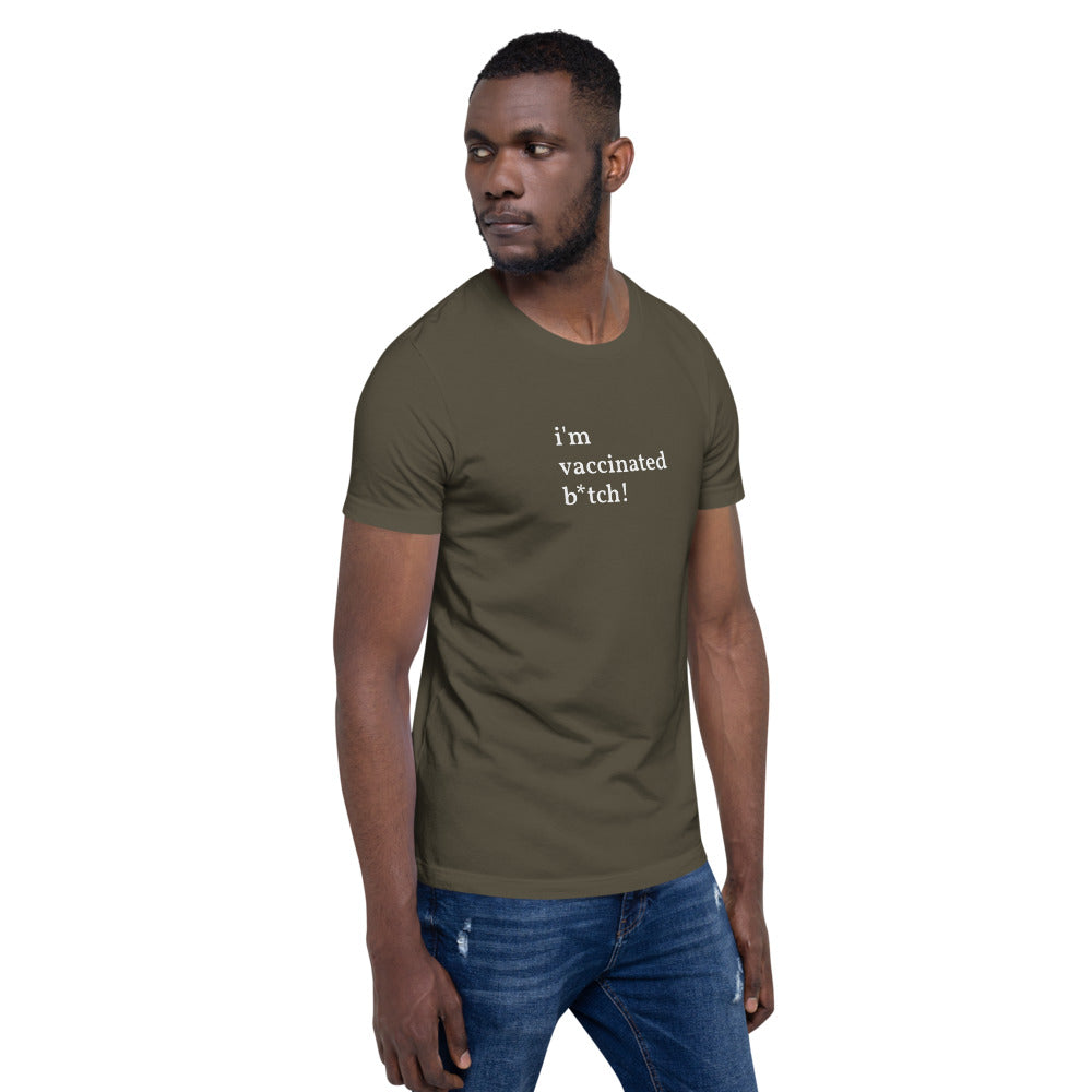 I&#39;m Vaccinated Short-Sleeve Unisex T-Shirt