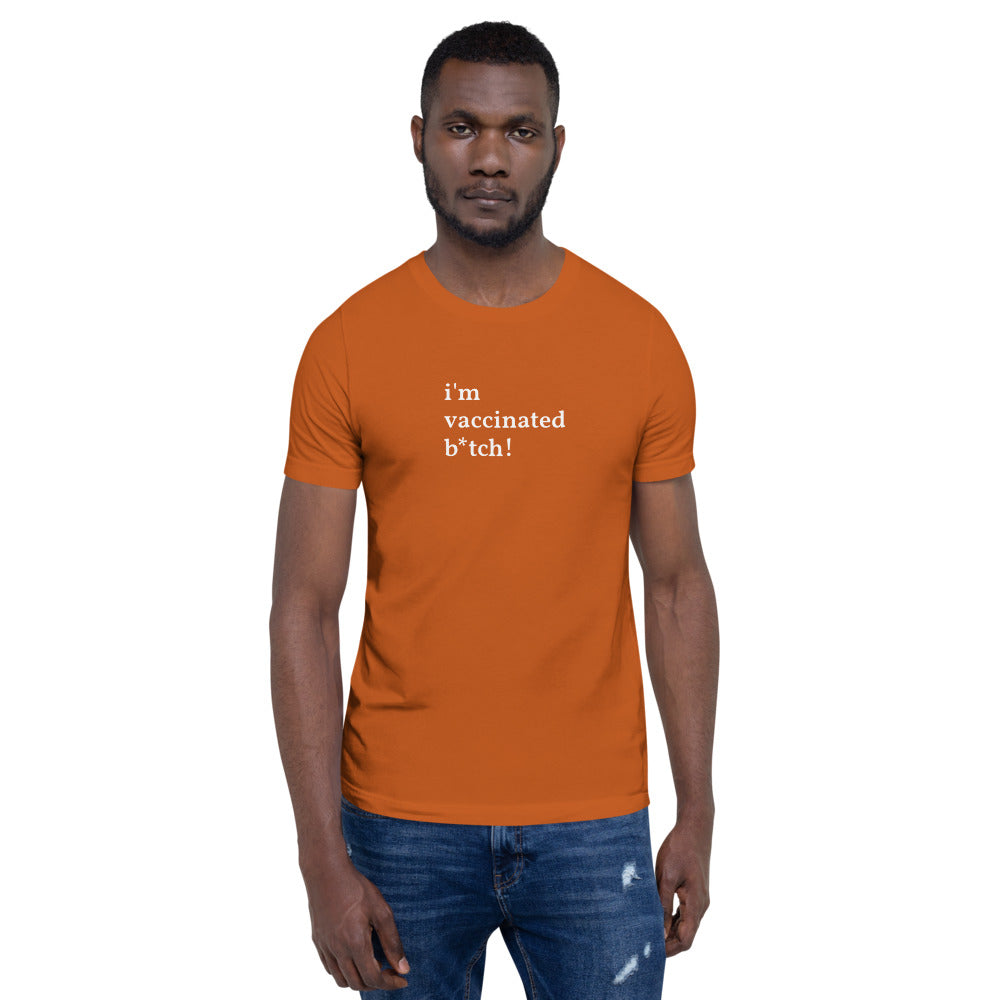 I&#39;m Vaccinated Short-Sleeve Unisex T-Shirt