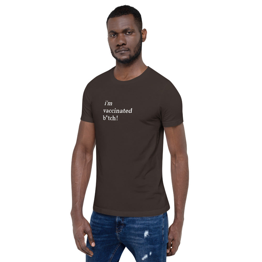 I&#39;m Vaccinated Short-Sleeve Unisex T-Shirt