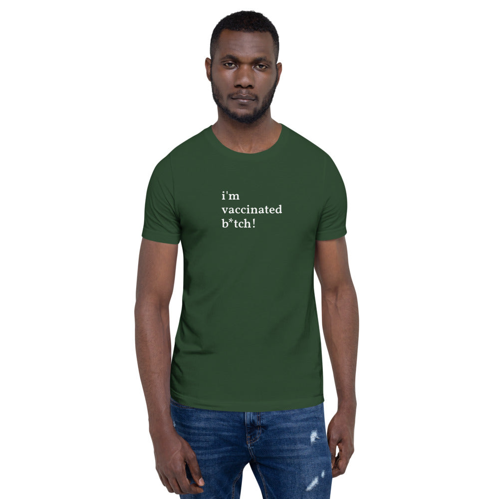 I&#39;m Vaccinated Short-Sleeve Unisex T-Shirt