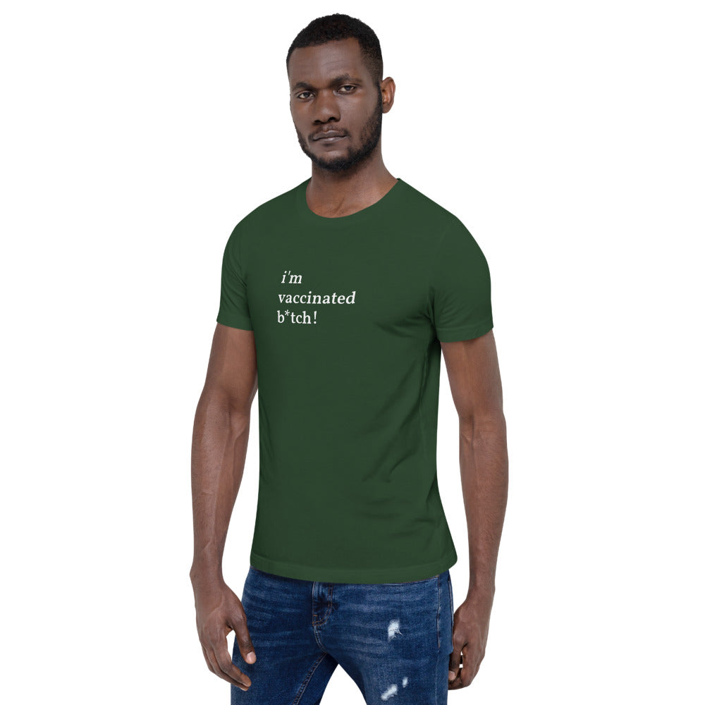I&#39;m Vaccinated Short-Sleeve Unisex T-Shirt