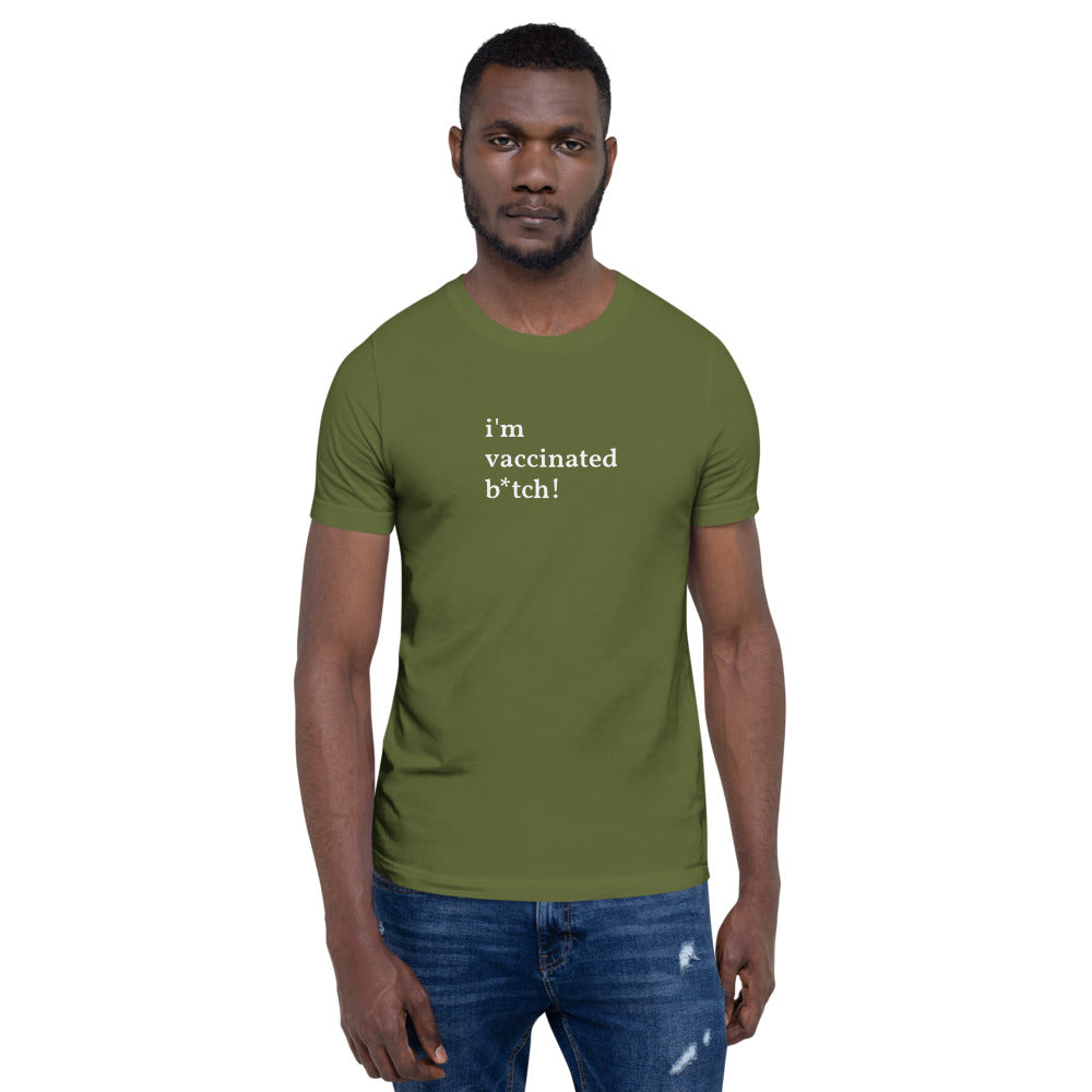 I&#39;m Vaccinated Short-Sleeve Unisex T-Shirt