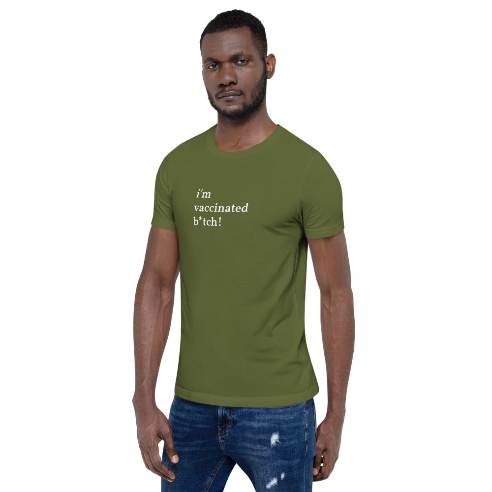 I&#39;m Vaccinated Short-Sleeve Unisex T-Shirt