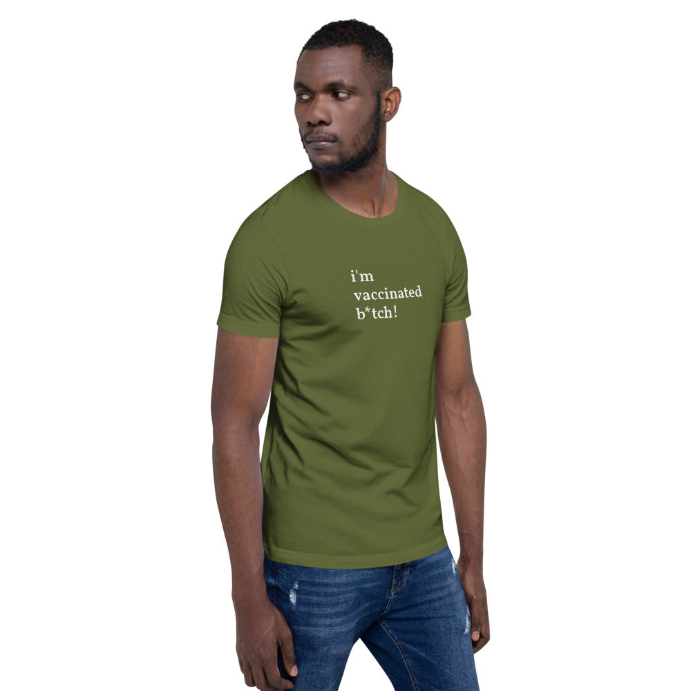 I&#39;m Vaccinated Short-Sleeve Unisex T-Shirt