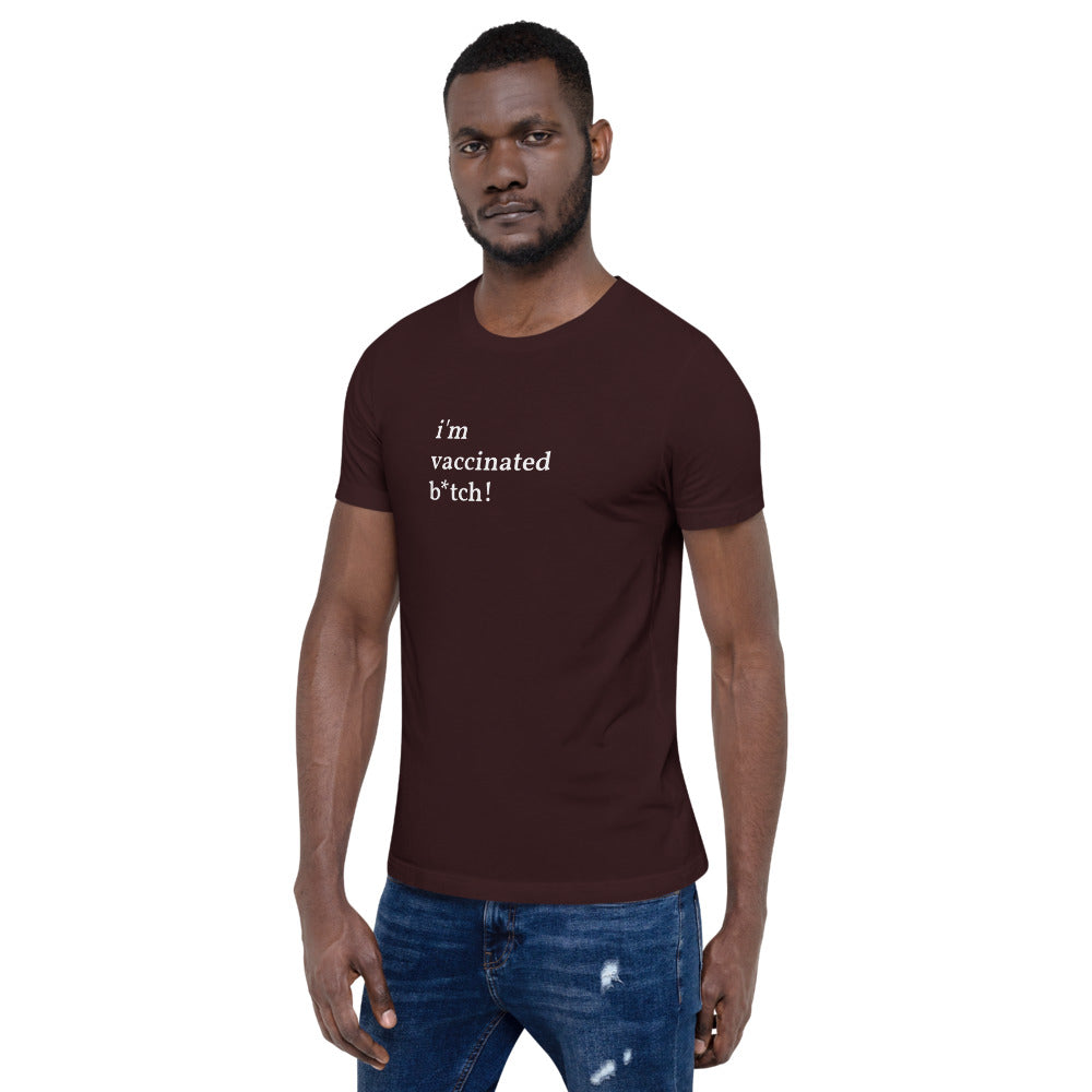 I&#39;m Vaccinated Short-Sleeve Unisex T-Shirt