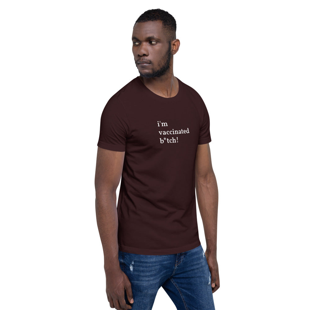 I&#39;m Vaccinated Short-Sleeve Unisex T-Shirt