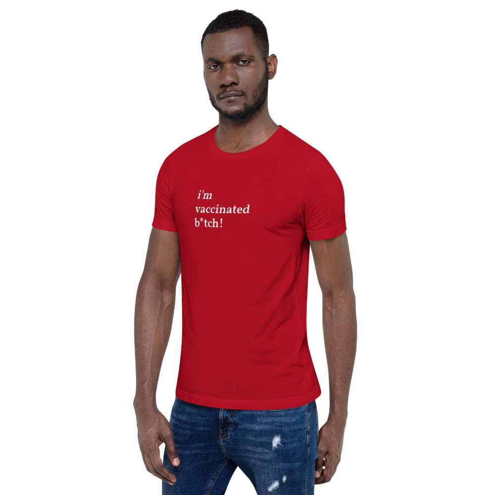 I&#39;m Vaccinated Short-Sleeve Unisex T-Shirt