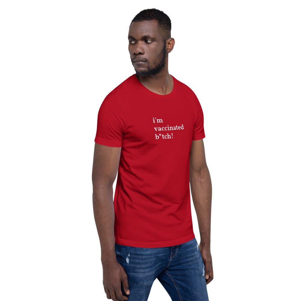 I&#39;m Vaccinated Short-Sleeve Unisex T-Shirt
